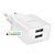 Carregador 2 USB Universal Essential Preto Geonav: Rápido, Portátil e Bivolt - Imagem 1
