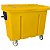 Container Contentor Plástico 700 Litros Para Lixo + Rodas 200mm + Dreno - Imagem 9