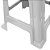 Kit 4 Banquetas/Bancos de Plástico Reforçado 150 Kilos Branco - Imagem 2