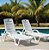 Espreguiçadeira Plástica Reclinável Bahamas – Ideal para Piscina e Área Externa - Imagem 3