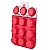 Molde De Silicone Redondo 12 Cavidades 65 Gramas - Imagem 1