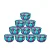 Kit 10 Latas de Alumínio Decoradas Mandala Para Velas 150ml - Imagem 3