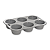 Molde de Silicone Redondo 6 Cavidades 70 Gramas - Imagem 1