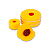 Molde de Silicone Pêssego com Caroço Solto para Sabonetes, Velas e Resina Artesanal - Imagem 1