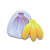 Molde de Silicone Cacho de Banana M para Sabonetes, Velas e Resina Artesanal - Imagem 1