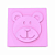 Molde de Silicone Quadrada Rosto de Urso - Imagem 2