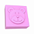 Molde de Silicone Quadrada Rosto de Urso - Imagem 1