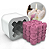 Molde de Silicone Cubo Flor Tulipa Empilhada - Imagem 1