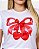 T-shirt - Cherry Com laço de Aplicação - Imagem 4