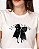 T-shirt - La Vie En Rose Laço Aplicação - Imagem 3