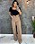 Calça Jeans Wide Leg - Colors Capuccino - Imagem 3