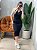 Vestido Midi em Ribana Regata de Gola com Zíper Graziela - Imagem 2