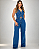 Conjunto Calça Wide Leg e Colete Jeans - Imagem 2