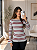 Blusa Tricô Canelada Listrada - Imagem 4