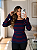 Blusa Tricô Canelada Listrada - Imagem 1