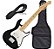 Kit Guitarra Phoenix Infantil Profissional Strato Phx Junior Bk - Imagem 1