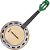 Banjo Elet. Rozini Studio Rj-11 Elv Arlindo Cruz Verde Shop Guitar Premium - Imagem 1