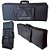 Capa Bag Master Luxo Para Teclado Roland A88 Nylon Preto - Imagem 4