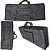 Capa Bag Para Teclado Roland Fantom X6 Master Luxo (preto) - Imagem 1