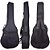 Capa Para Violão Folk Acolchoada Nylon Ultra Resistente - Preto - Clássico / Folk - Imagem 1