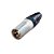 Conector xlr cabo macho 3 polos nickel NC3MXX-EMC neutrik - Imagem 1