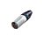 Conector xlr cabo macho 4 polos nickel NC4FXX neutrik - Imagem 1