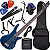 Kit Baixo 5 Cordas Giannini Gb205A Tbl Azul Com Bag + Cubo - Imagem 1