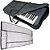 Kit Capa Para Teclado 5/8 Simples + Cobertura Yamaha Casio - Imagem 1
