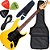 Kit Guitarra Strato Tagima Memphis Mg32 Amarelo Neon C/ Cubo - Imagem 2