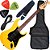 Kit Guitarra Tagima Strato Memphis Mg32 Amarelo Neon C/ Cubo - Imagem 2