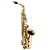 Saxofone Alto Vogga VSAS701 com Acabamento Laqueado Acompanha Case Térmico - Imagem 1