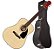 Violão Acústico Dreadnought Aço C/ Case Cd60 Natural Fender - Imagem 1