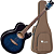 Violão Eagle Eletroacústico Mini Jumbo Aço Gl36 Blue Burst - Imagem 1