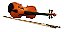 Violino Acoustic VDM34 3/4 Fosco Completo C/ Estojo Arco Breu - Imagem 4