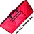 Capa Acolchoada Teclado Nylon Luxo Vermelha Yamaha Psr-670 - Imagem 1