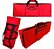 Capa Bag Master Luxo Para Teclado Yamaha Psr-e363 Vermelho - Imagem 2