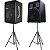 Kit Caixa De Som Ativa E Passiva At12-250 500w Rms Usb + Cabo 10m - Imagem 1