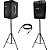 Kit Caixa De Som Ativa Passiva 500w Rms Usb + Cabo 10m - Imagem 2