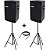 Kit Caixa De Som Datrel At15-300 Ativa + Passiva 600w + Tripe + Cabo - Imagem 2