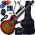 Kit Guitarra Elétrica Les Paul Waldman Crs Special Cherry Sunburst Gx03 - Imagem 1