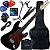 Kit Guitarra Elétrica Strato Giannini G100 Bk/Tt Preto Gx03 - Imagem 1