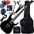 Kit Guitarra Ibanez GRG121 DX HH Black Flat BKF Gx03 - Imagem 1