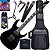 Kit Guitarra Ibanez GRG121 DX HH Black Flat BKF Gx04 - Imagem 1