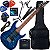 Kit Guitarra Ibanez Grx70 Qa Hsh Blue Burst Tbb Gx03 - Imagem 1