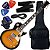 Kit Guitarra Les Paul Strike Michael Gm750N Vs Sunburst Gx01 - Imagem 1