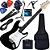 Kit Guitarra Strato Elétrica Queens Sonicx Completa + Cubo - Imagem 1