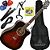 Kit Médio Violão Eletroacústico Folk Aço Giannini Gf1d Brb - Imagem 1