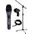 Kit Microfone Devox Dx-38 Profissional + Pedestal Tps E Cabo - Imagem 1