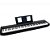 Kit Piano Digital P45 Preto 88 Teclas Sensitivas Yamaha + Suporte X + Banqueta X + Pedal + Fonte - Imagem 2