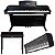 Kit Piano Digital Waldman Kg-8800 88 Teclas Sensitivas Preto - Imagem 1